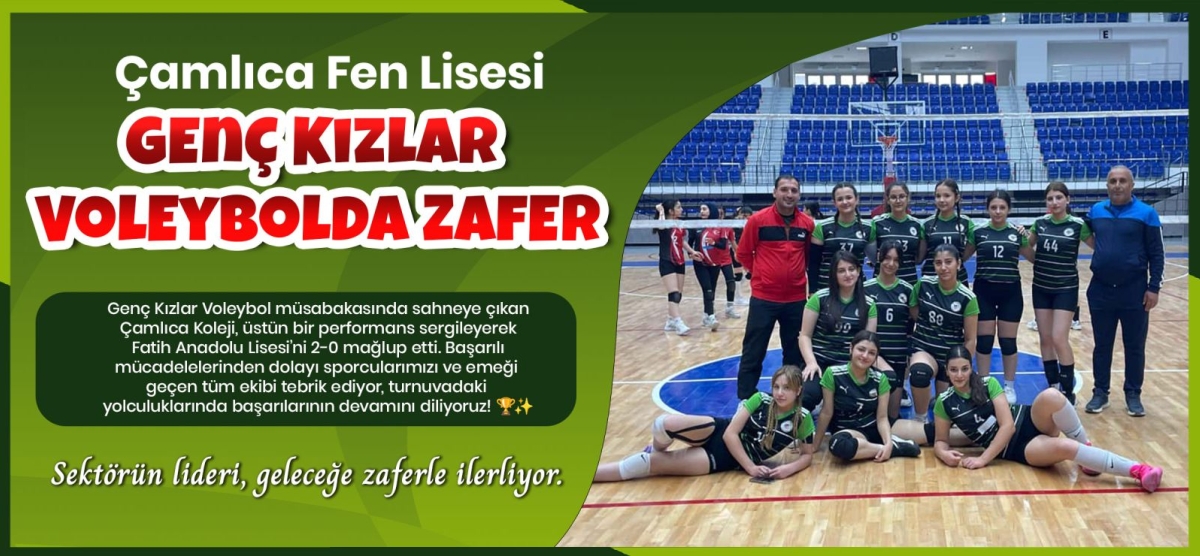 Çamlıca Koleji Genç Kızlar Voleybolda Üstün Başarısıyla Malatya’nın Sporda Lideri Oldu