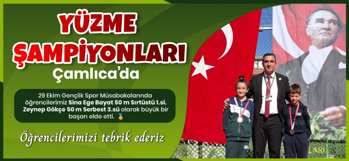 Yüzmede Malatya’nın Gururu: Çamlıca Koleji Öğrencilerinden Büyük Başarı