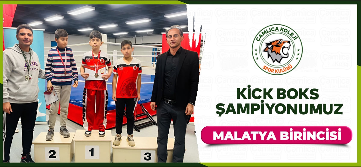 MALATYA 1.Sİ KİCK BOKS  ŞAMPİYONUMUZ