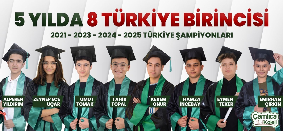 5 YILDA 8 TÜRKİYE BİRİNCİSİ