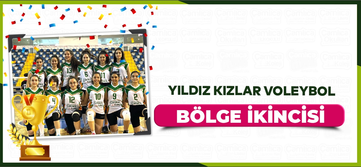 YILDIZ KIZLAR VOLEYBOL BÖLGE İKİNCİSİ