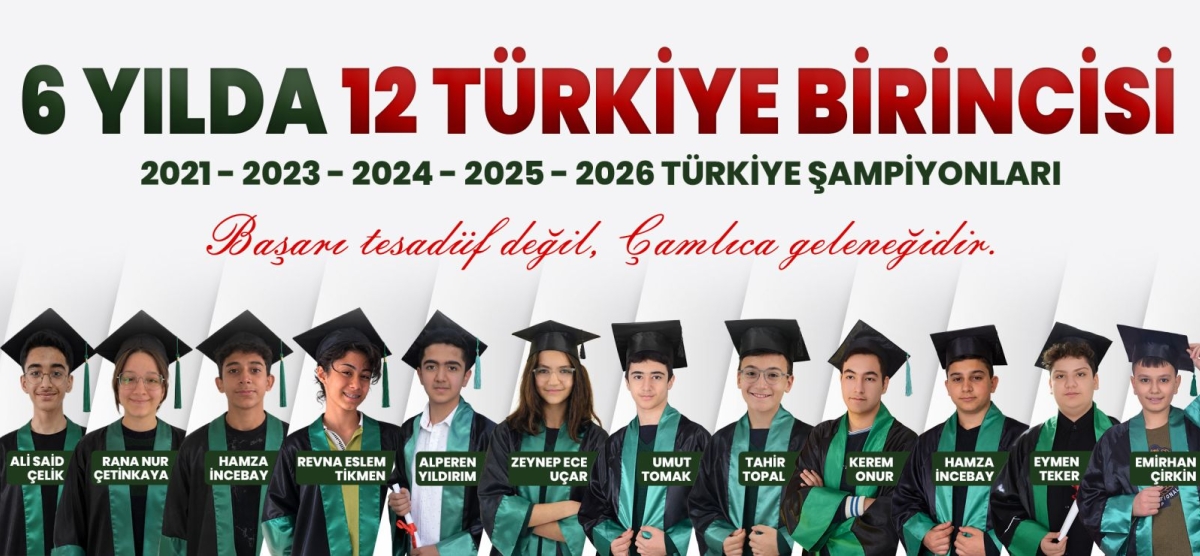 6 YILDA 12 TÜRKİYE BİRİNCİSİ