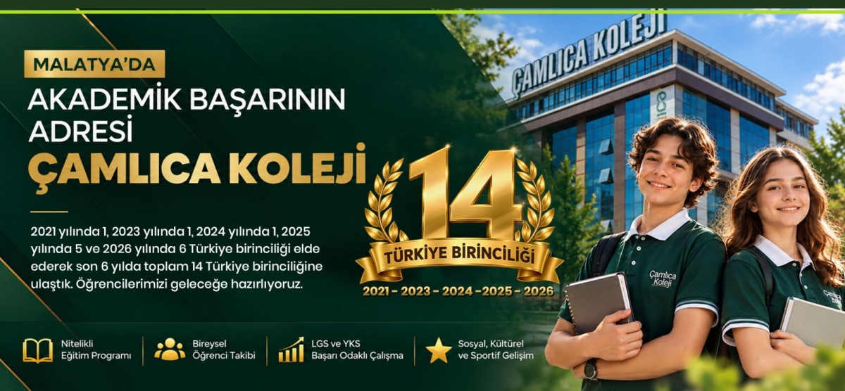  MALATYA'DA AKADEMİK BAŞARININ ADRESİ: ÇAMLICA KOLEJİ