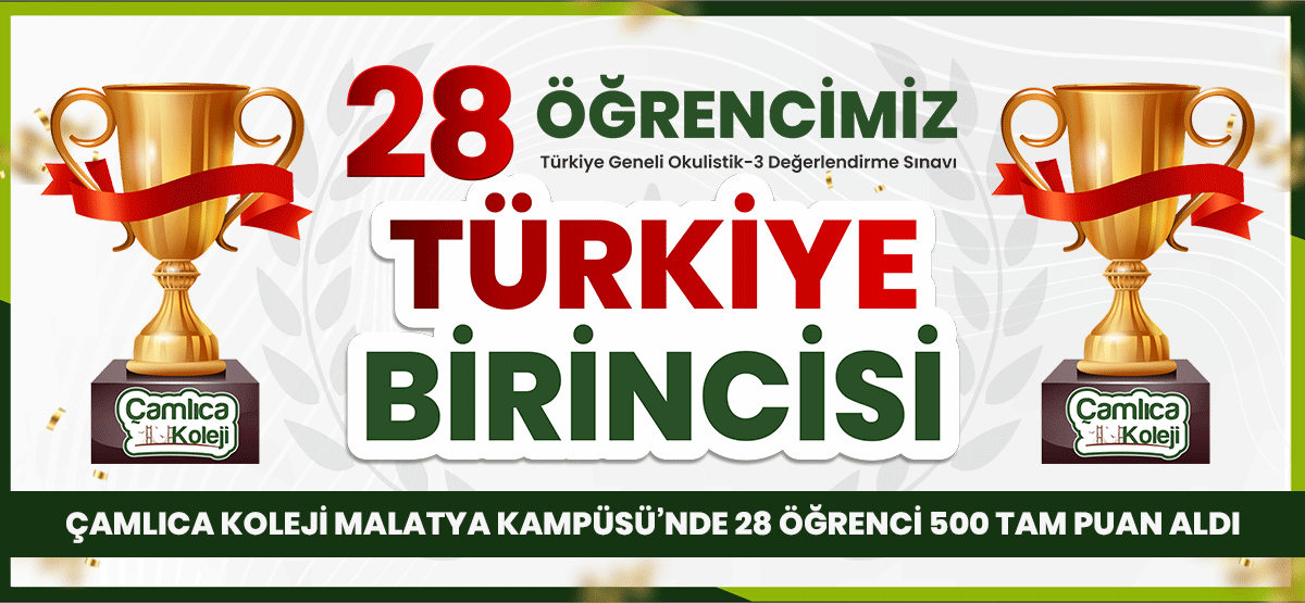 28 OKULİSTİK TÜRKİYE BİRİNCİSİ