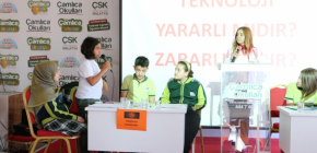ÇAMLICA OKULLARINDA MÜNAZARA HEYCANI