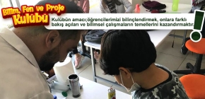 BİLİM FEN VE PROJE KULÜBÜ