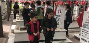ŞEHİTLER HAFTASI'NDA ANLAMLI ZİYARET