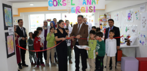 ÇAMLICA OKULLARINDA GÖRSEL SANAT SERGİSİ