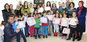 İLK DÖNEM BİTTİ. ÖĞRENCİLERİMİZ KARNELERİNİ ALDI