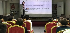 ERGENLİK DÖNEMİNDE DEĞİŞİM KONUSUNDA BİLGİLENDİRME SAĞLANDI