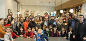 1/A SINIFI OKUMA PASTASINI KESTİ.