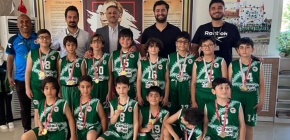  Okullar arası Minik erkekler basketbol takımımız ŞAMPİYON